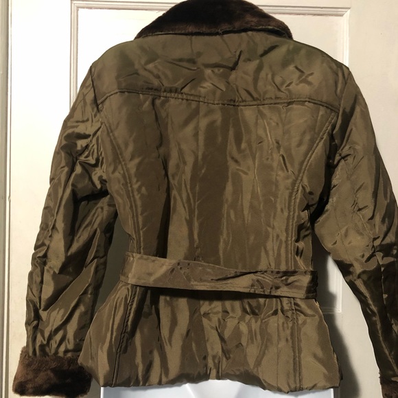 VTG Bomb Boogie Aviator Flight Jacket Zip Fur - Picture 2 of 8
